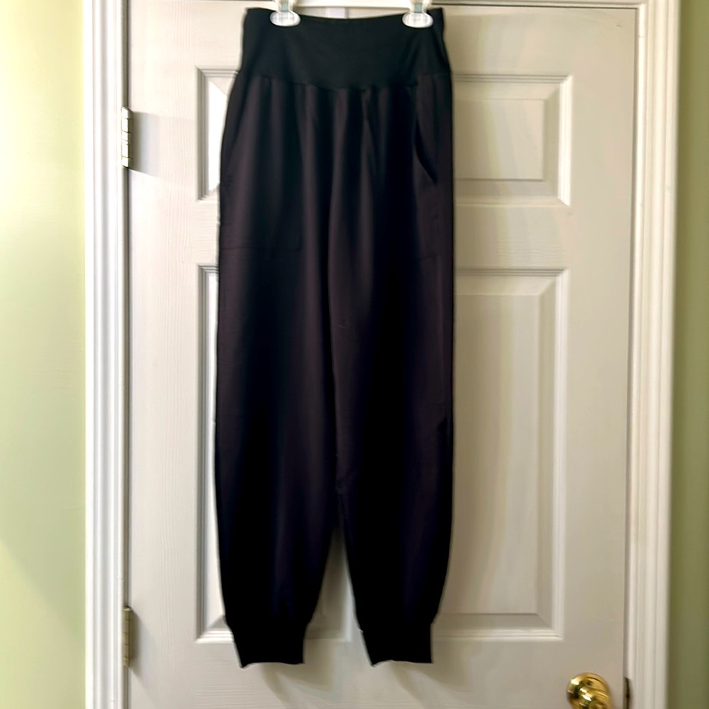Black cuffed pants